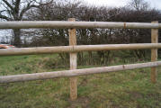 Round Posts Half Round Rails
